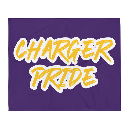 Charger Pride Throw Blanket