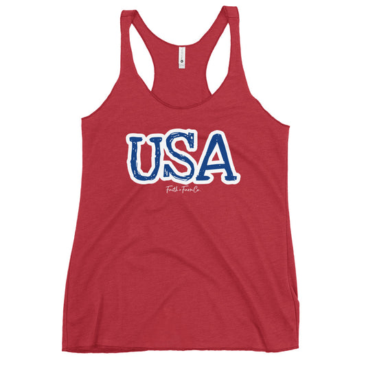 USA Racerback Tank