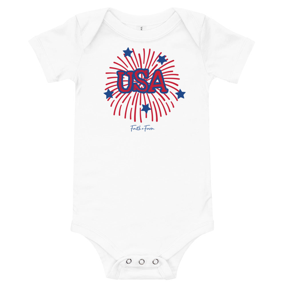 Firework USA- Baby Onesie
