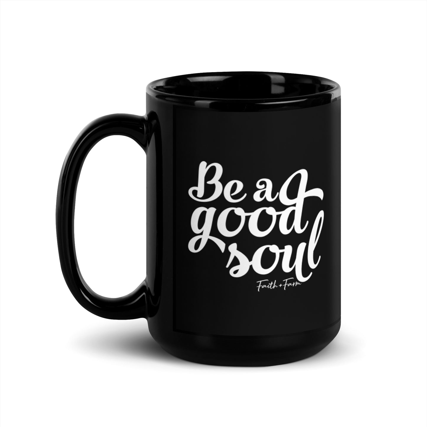 Black Glossy Mug