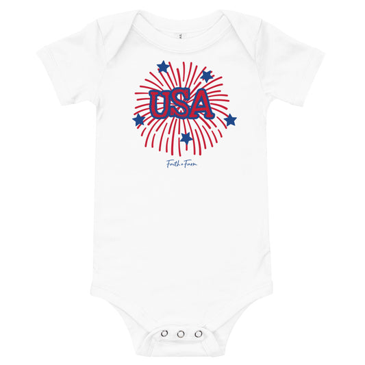 Firework USA- Baby Onesie